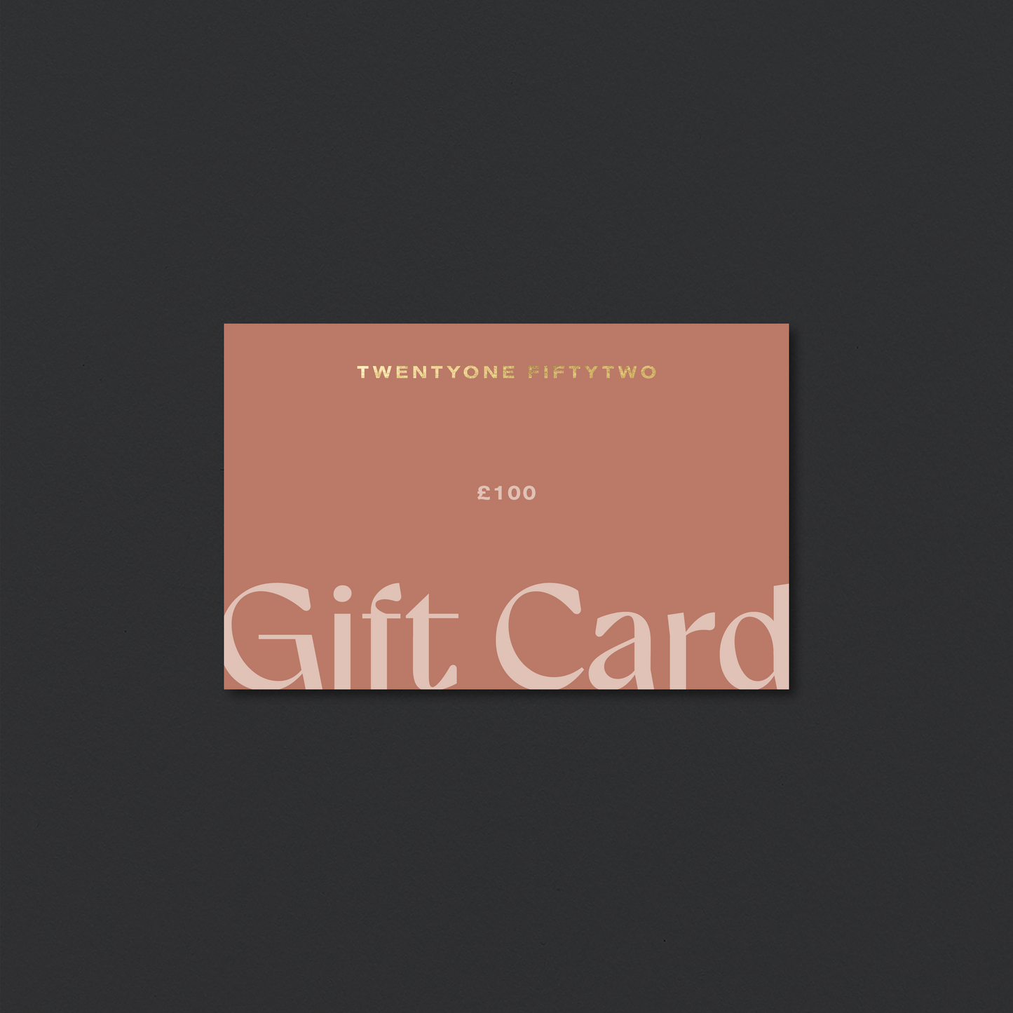 21|52  -  Gift Card