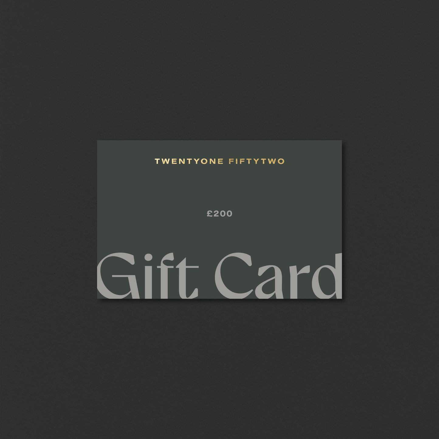 21|52  -  Gift Card